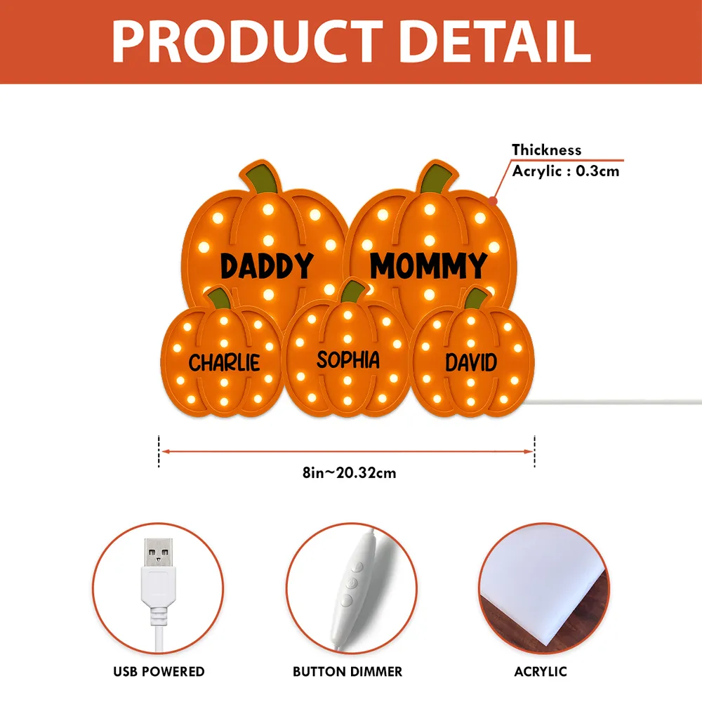 Customized Pumpkin Mommy&Daddy™